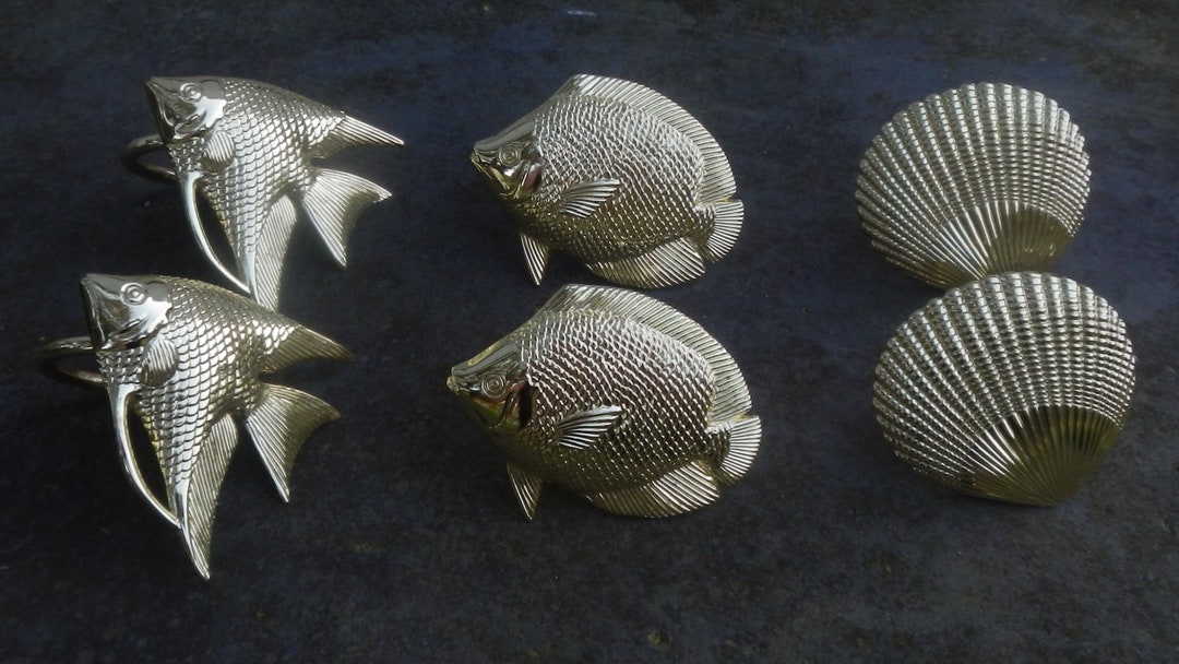Stylish Beachy Napkin Rings Etsy