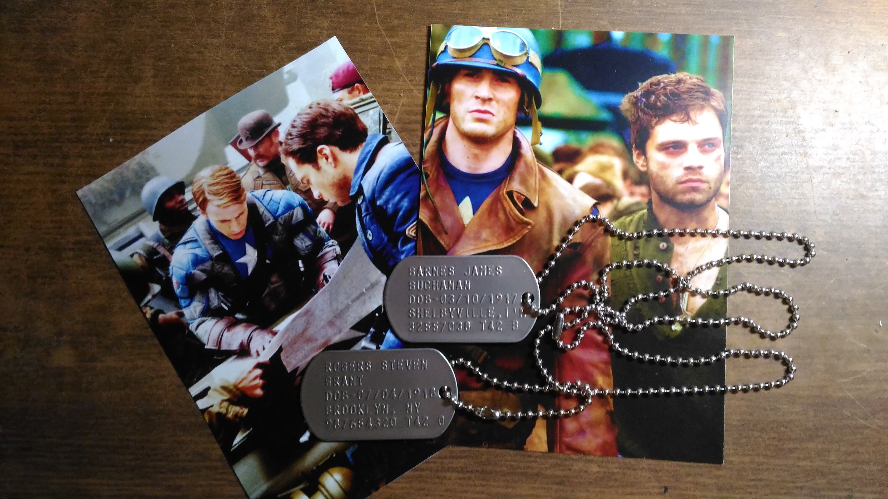 Bucky Barnes Military Dog Tags Etsy