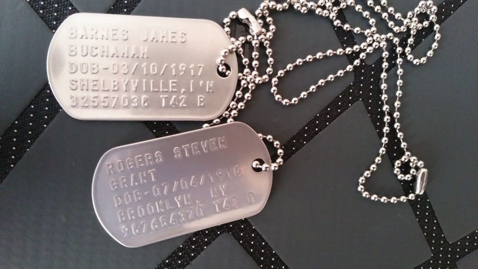 Steve & Bucky Dog Tags Stucky Etsy
