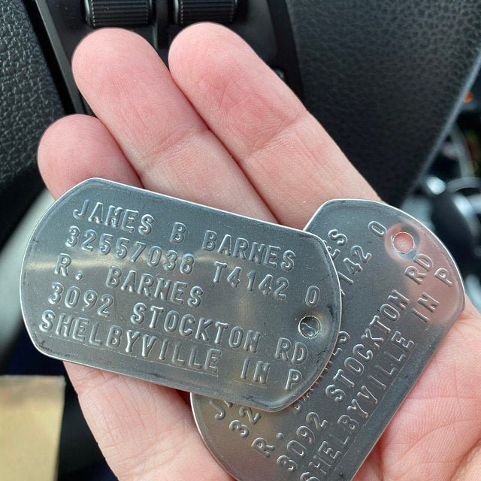 BUCKY DOG TAGS The Falcon and the Winter Soldier Etsy