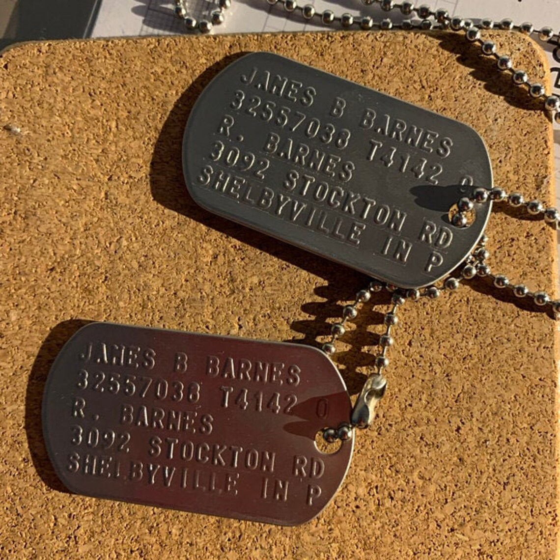 BUCKY DOG TAGS The Falcon and the Winter Soldier Etsy