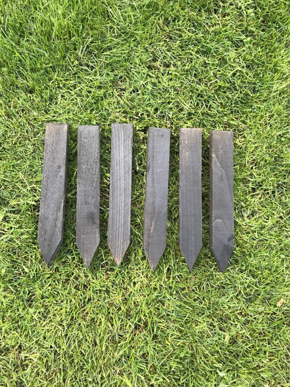 8 Pack Treated Pegs Wooden Stake Posts 12 36 in Etsy