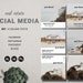 bonnie nguyen reviewed Real Estate Social Media Marketing, Instagram, Facebook, Pinterest, Social Media Post Templates Pack, Realtor Flyer Social Media Kit