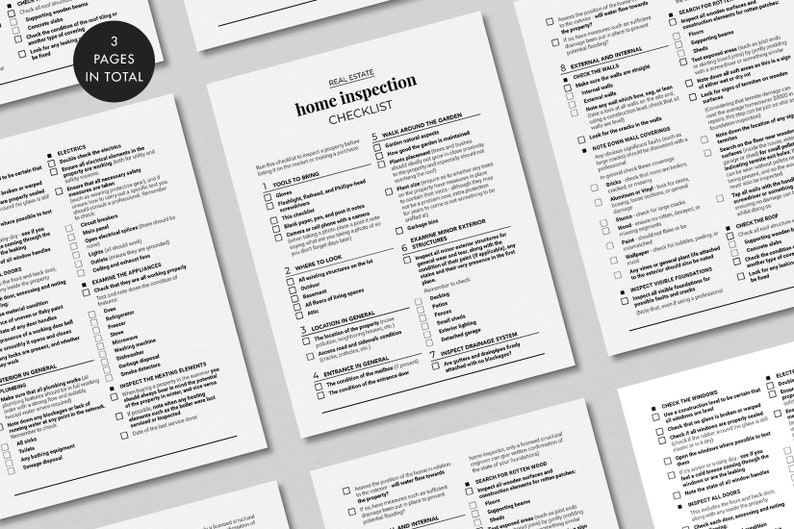 Ultimate Home Inspection Checklist Real Estate Home Buyer image 2