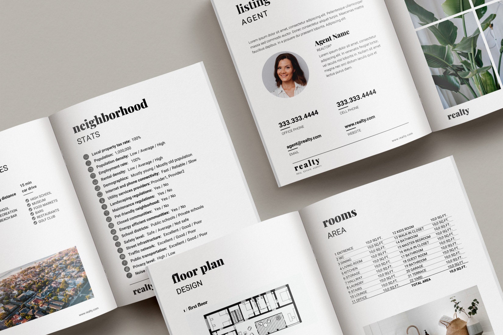 Real Estate Listing Presentation Canva Template, Property Presentation ...