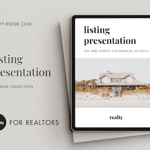 Real Estate Listing Presentation Canva Template, Property Presentation Canva Template, Home Buyer Presentation, Real Estate Home Brochure