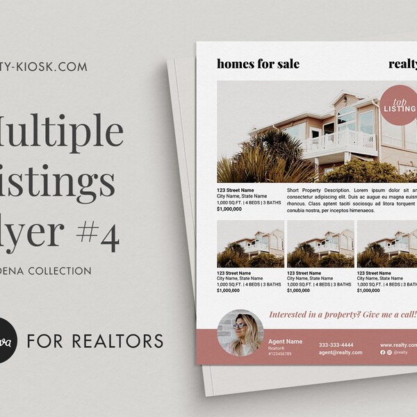 Multiple Home Listings Graphic Etsy