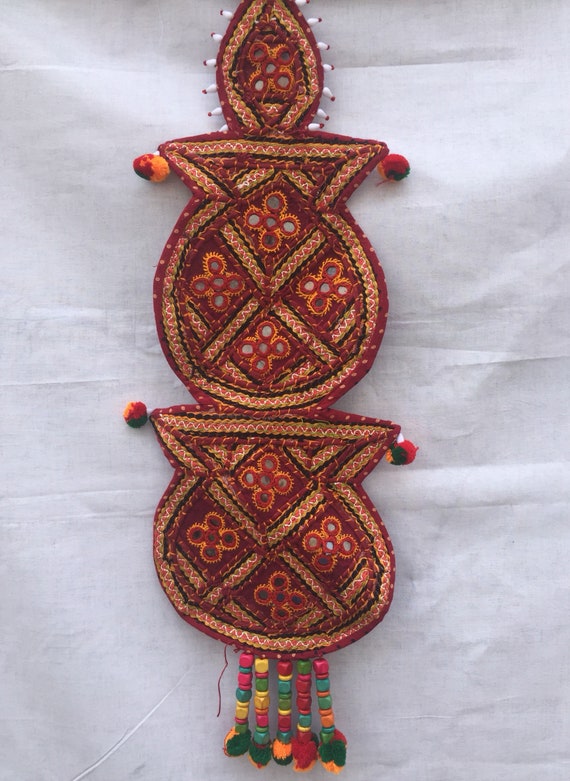 2 Tier Kalash Wall Hanging Diwali Decor Traditional Indian Etsy
