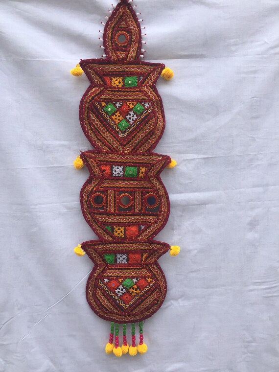 3 Tier Kalash Wall Hanging Diwali Decor Traditional Indian Etsy