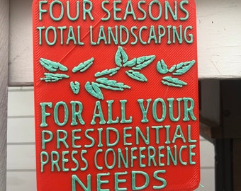 Four Seasons Total Landscaping Sign