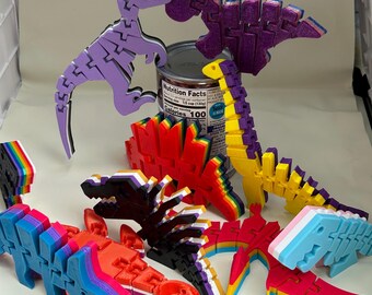 Full Set of 10 Queer Dinosaurs