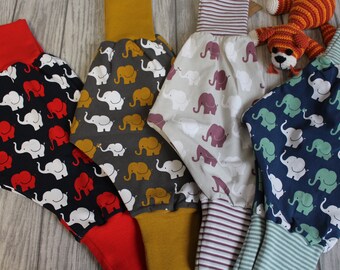 Harembroek/meegroeibroek *Elephant Parade* diverse kleuren,