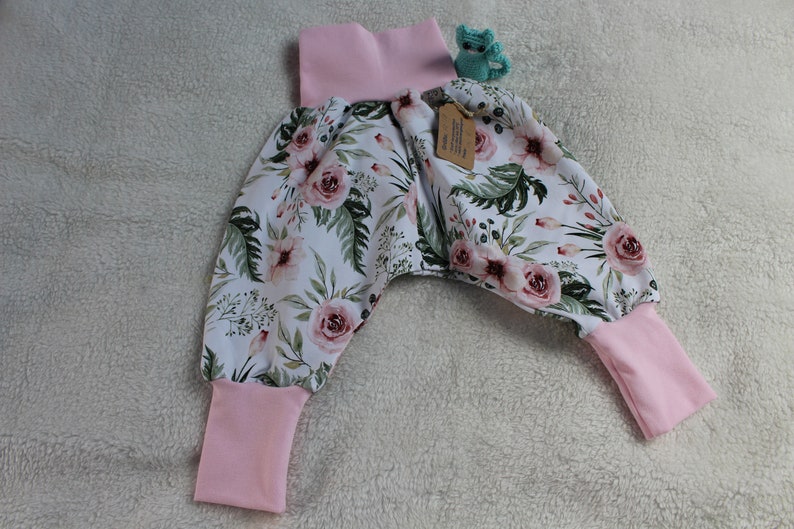 Summer sweat pants/wax pants wild roses size. 50 to 104 possible image 2