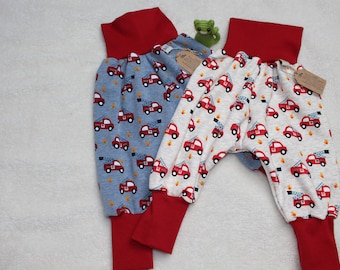 Pantaloni harem in caldo pile alpino *Vigili del Fuoco* taglie dalla 50 alla 92