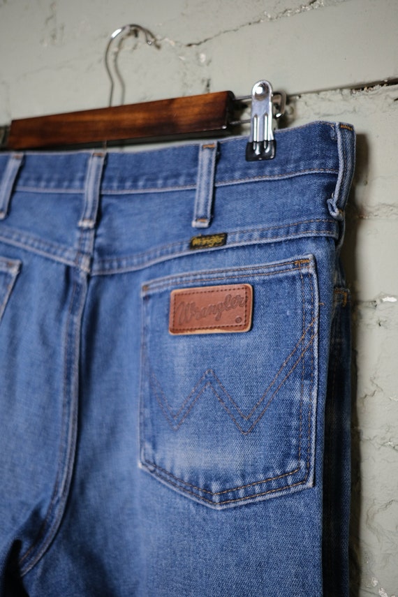 Vintage 1970s Wranglers bootcut medium wash denim