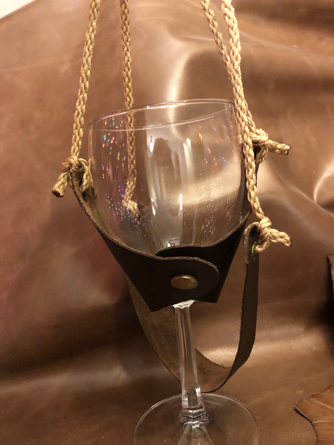 Wine Glass Holder Necklace Lanyard Etsy