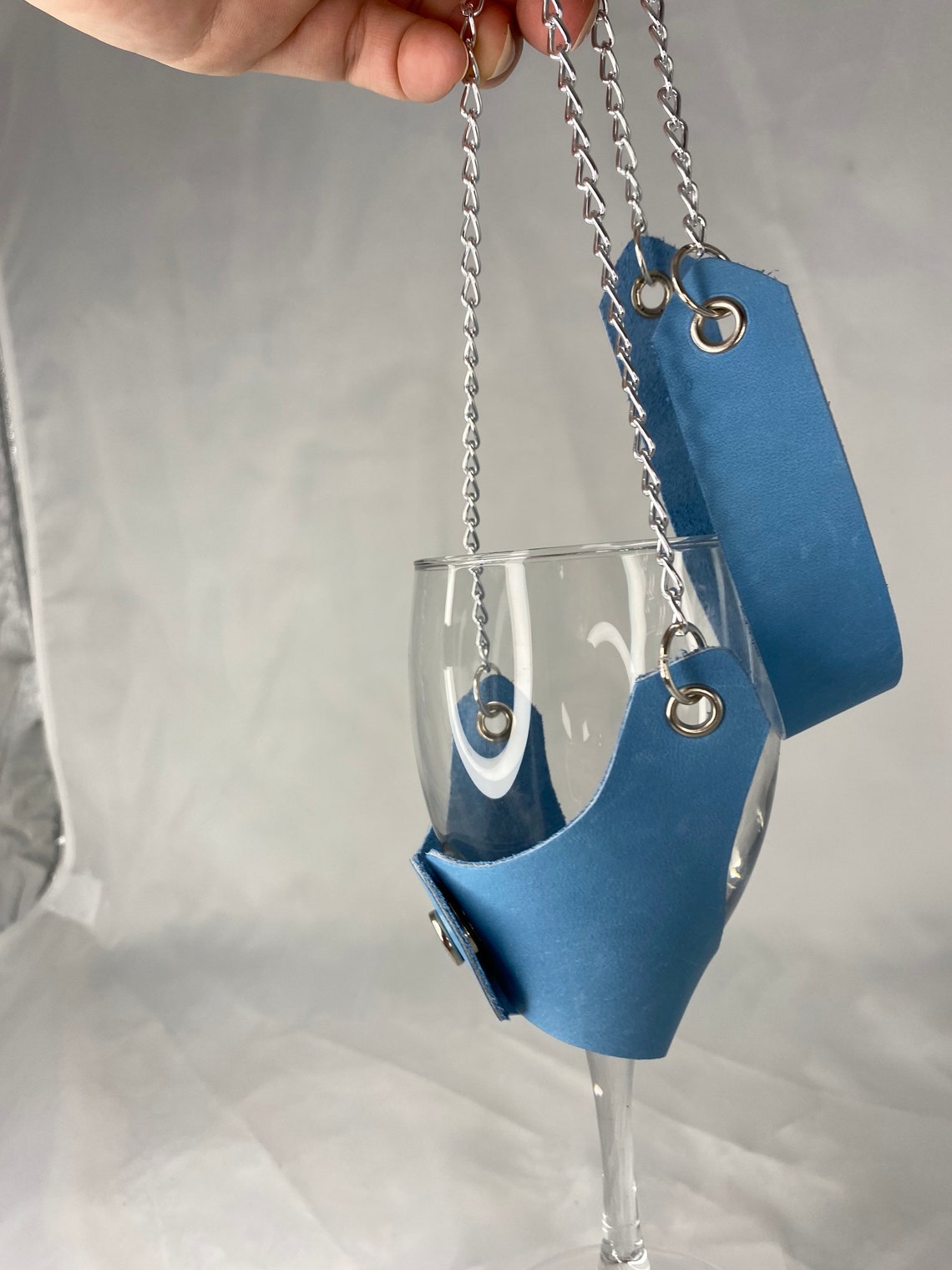 Wine glass holder necklace lanyard Etsy