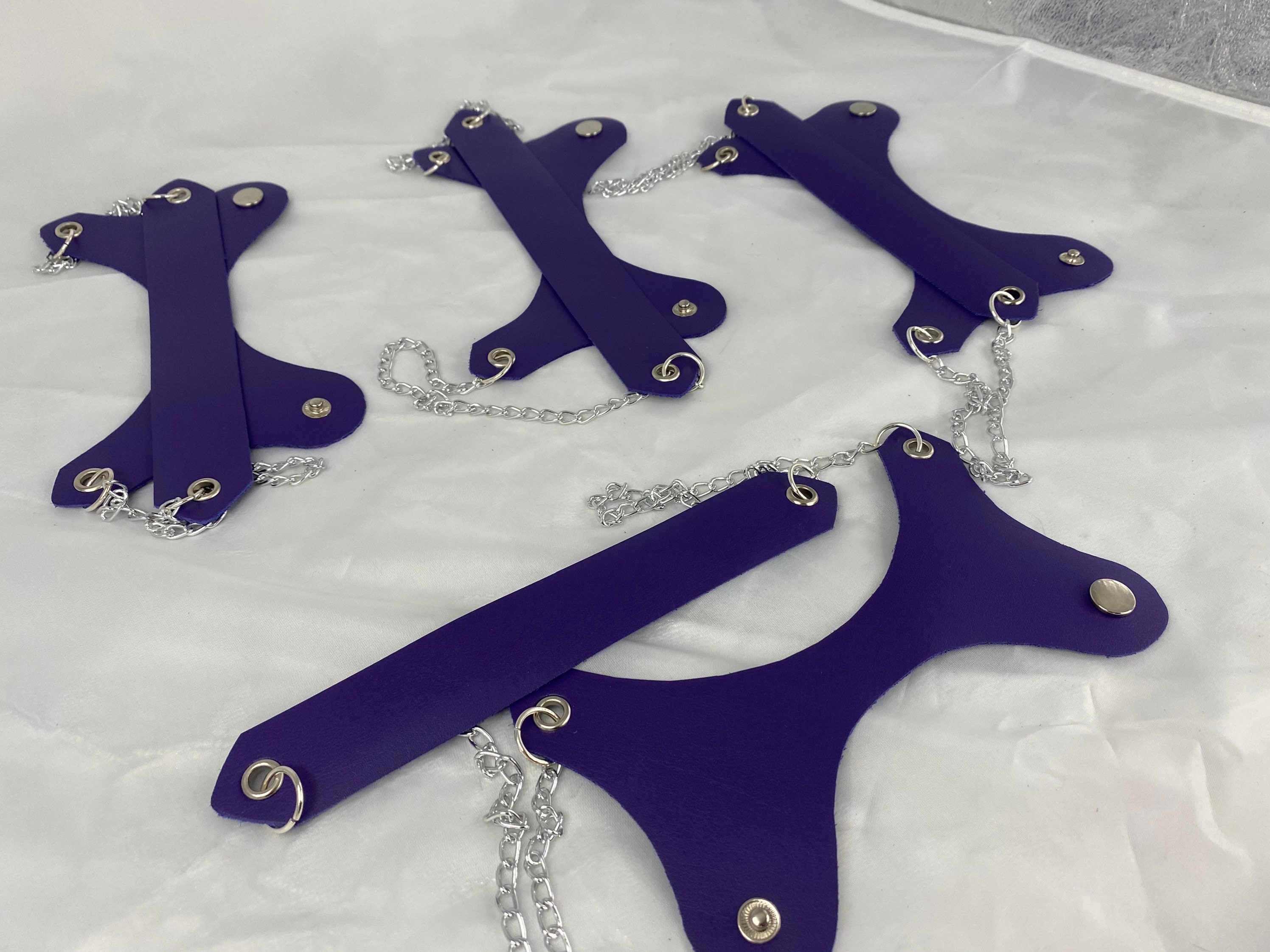 Leather wine glass holder necklace Etsy