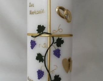 Wedding Candle "Grape Vine"