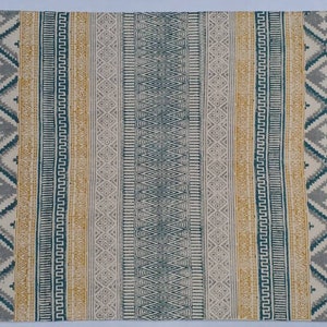 Multi Size Cotton Modern Hand Block Print indian Rug- Handmade Print rug