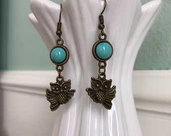 Ohrringe Vogel Ohrhänger Brisur im Vintage Bohemia Eule Eulen Paar Vögelchen Ohrringe Vogel Ohrhänger Brisur im Vintage Bohemia Eule Eulen Paar Vögelchen