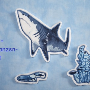 Patch Shark, School Cone Patch Set 52