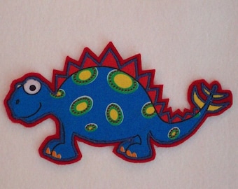 Blå dinosaurielapp