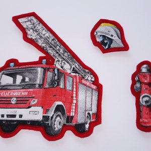 Patch pompiers, patch cônes scolaires set 24