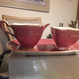 Royal Winton Grimwades cream, sugar and tray