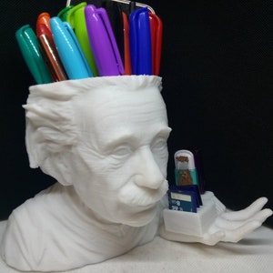 Organizzatore da scrivania Einstein! Portaoggetti, organizer per cacciaviti, strumenti di scrittura/marcatura, post-it, forbici, schede SD, USB!