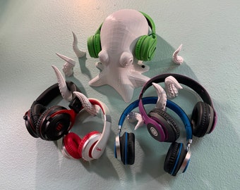 Octopus Headphone Wall Hanger! Cephalopod Stand like Squid/Nautilus/Cuttlefish/Cuttlefish Keys/Hat/Coat/Purse Hip Hop/Recording Music Gaming