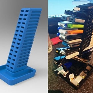 Torre di archiviazione USB/SD definitiva! 66 scomparti, per schede di memoria SD, mini adattatori, chiavette USB/Jump/chiavetta USB, ideale per qualsiasi postazione IT!