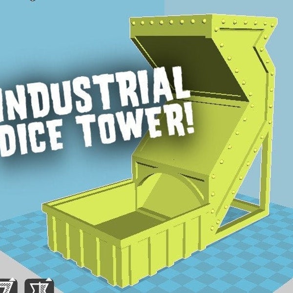 Neat! Industrial-Style Dice Tower. Great for Zombie Dice, King of Tokyo, Liar's Dice, Age of War, Ninja, Sagrada, Masmorra, Arcadia Quest!