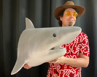 LIFE-SIZE Giant Shark! Similar to Bull/Hammerhead/Reef/Leopard/Mako/Nurse/Great White/Basking Frilled/Goblin/Whale Shark/Megalodon/Lemon