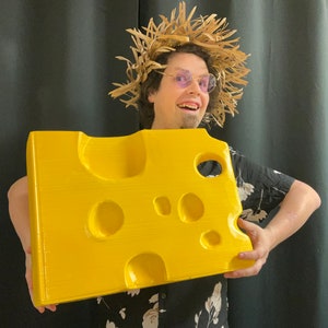The &quot;Big Cheese!&quot; A Giant Piece of Cheese. It&#39;s literally a Huge Wedge of Cheese, Gigantic Novely Cheese for Restaurants/Decor/Parties/Rooms