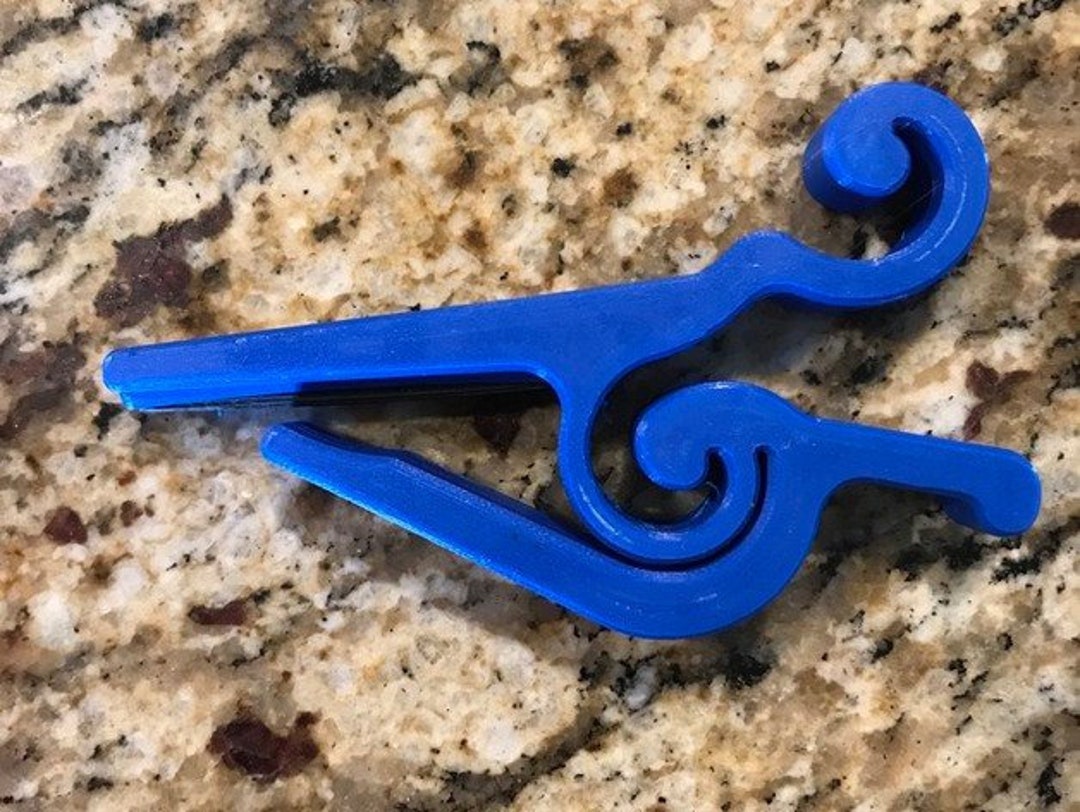 Nifty 3d-printed Guitar Capo! Available in Custom Blue, Red, White ...