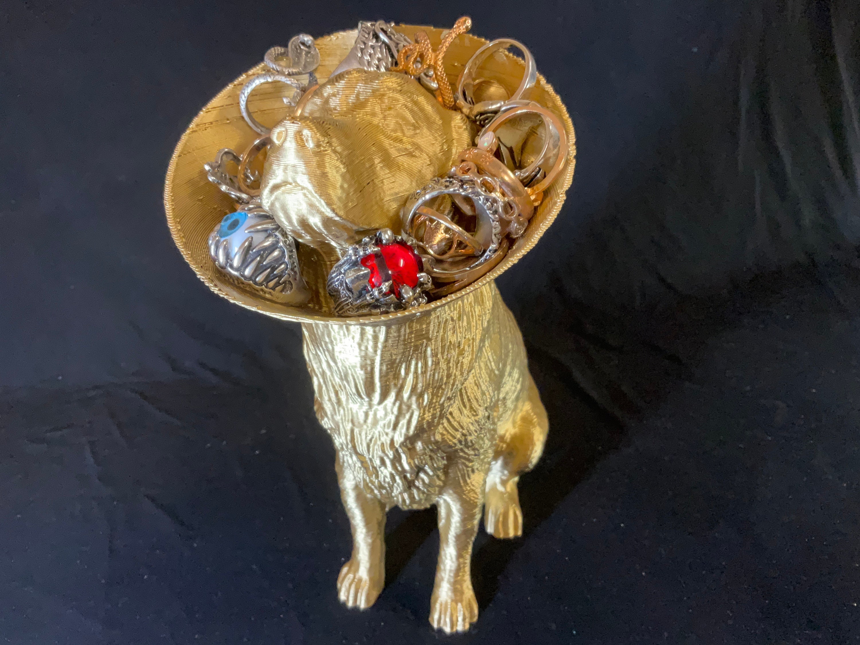 Golden Retriever Trinket Dish! 