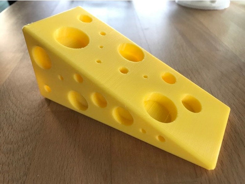 The Ultimate Cheese Doorstop As Gouda Door Stop as You'll Find. Funny Gift for the Lactose-Tolerant Brie all You Can Brie. Mozza-really image 1