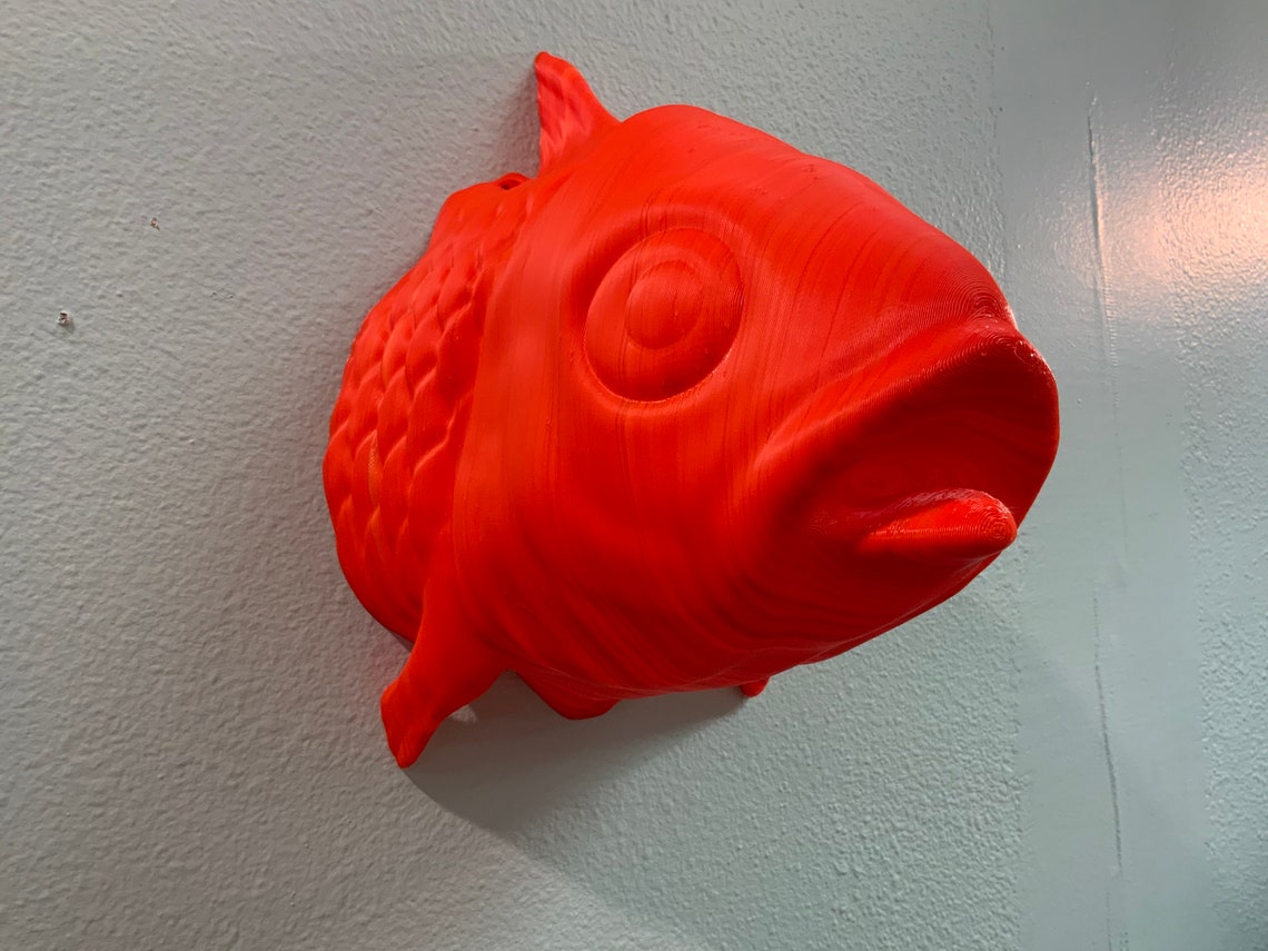 Goldfish Headphone Wall Hanger! Fish Stand Like Loach/pleco/minnow/carp ... - Goldfish Wall Hangings For Office Space