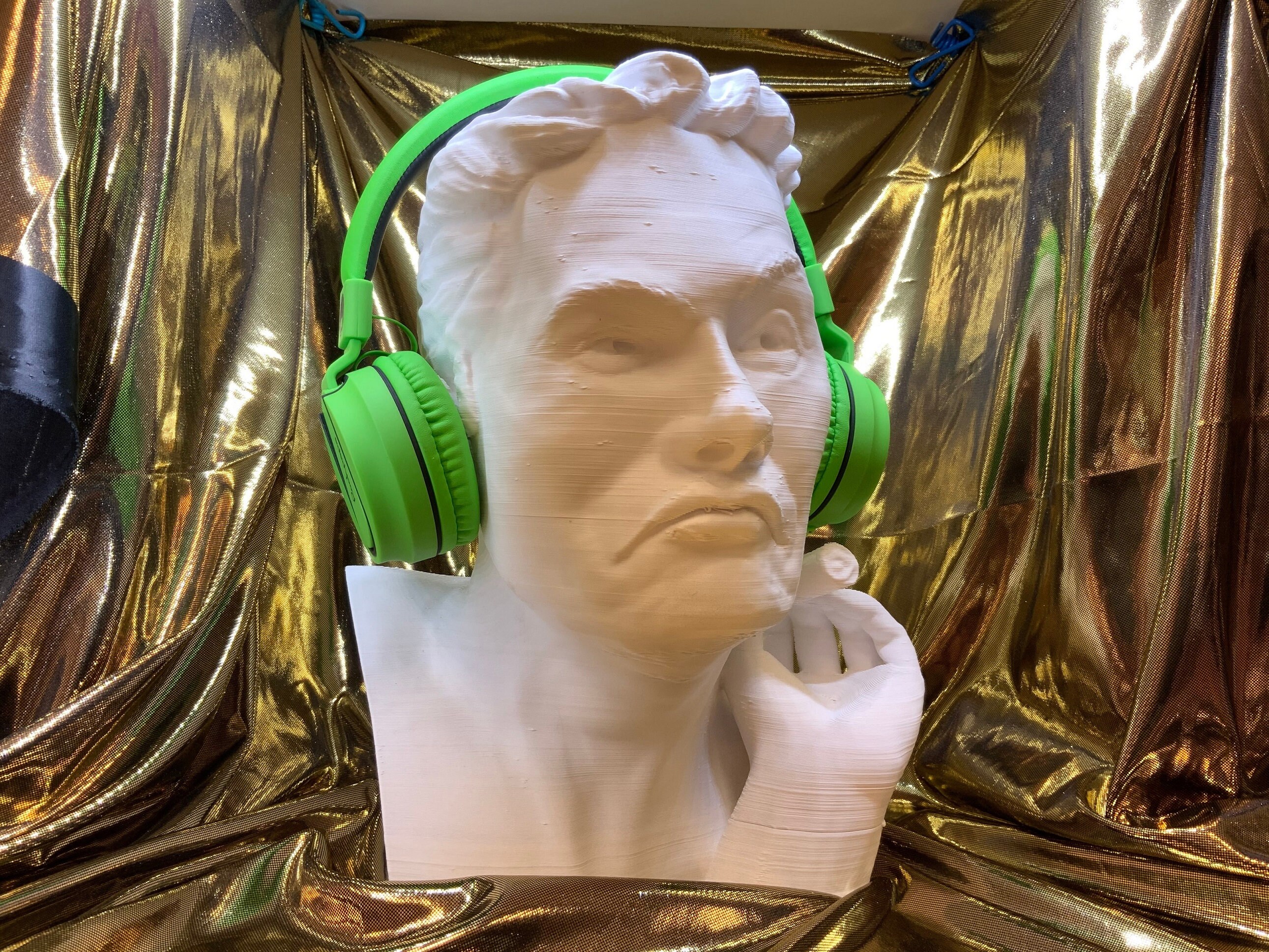 Elon Musk Headphone Stand Headphone Holder, Gaming Setup, Room Decor