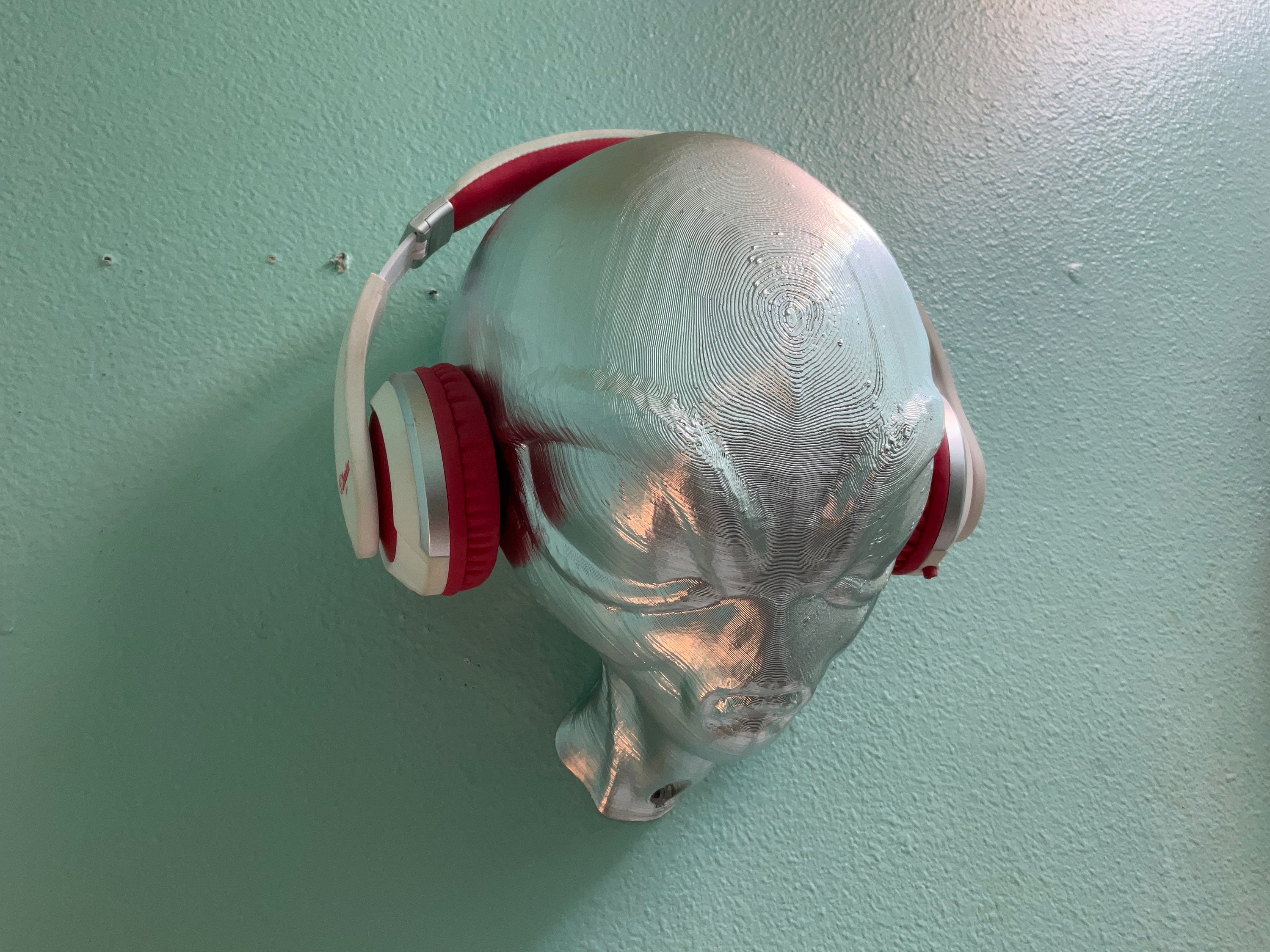Alien Head Headphone Stand – UFO Wall Mount for Gaming, Music, and ...