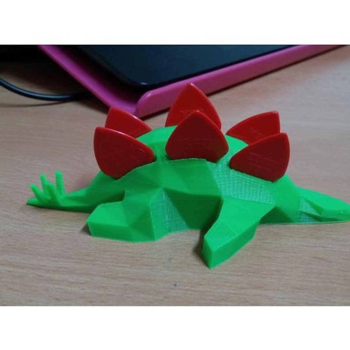 Sleepy Stegosaurus Guitar Pick Holder Funny Dinosaur Plectrum Etsy