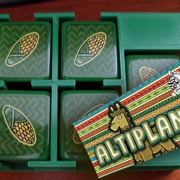 Neat Altiplano Corn Tile Holder! Store that Maize with Pride. Storage for Boardgame, like Rajas of the Ganges, Coimbra, Teotihuacan, Pulsar!