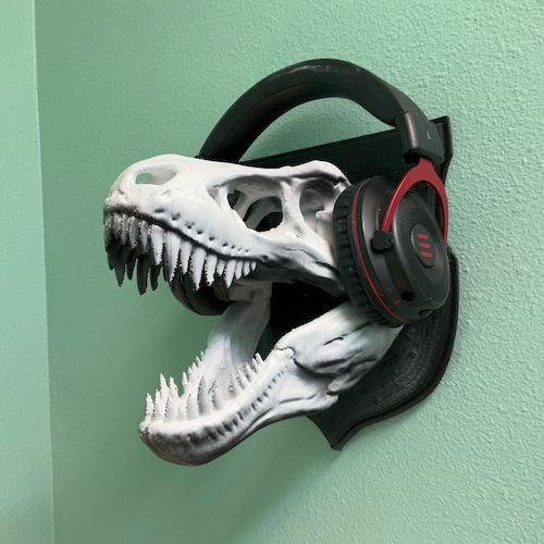 A Large Trex Skull Wall Mounted Dinosaur Head Etsy Canada