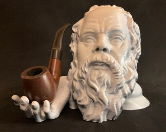 Socrates Pipe Stand - Elegant Tobacco Rest for Smokers