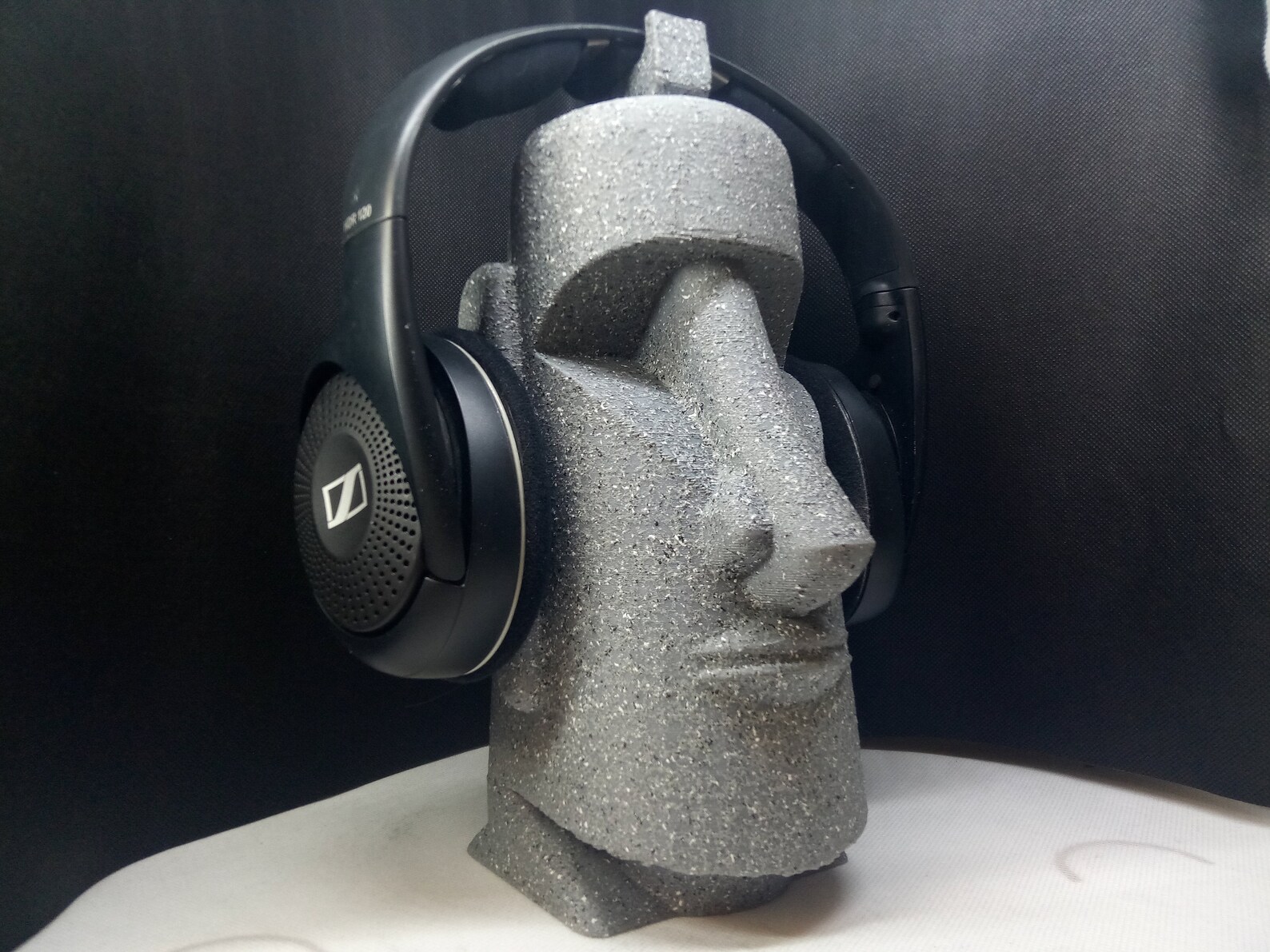 Moai Statue Headphone Rack Easter Island Sculpture Headset Etsy