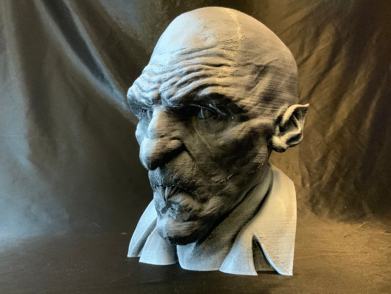 Nosferatu Headphone Stand Horror Movie Vampire Holder Rack like Dracula/Frankenstein/Mummy/Werewolf/Devil. Gaming/Home Recording/PC Gaming image 1