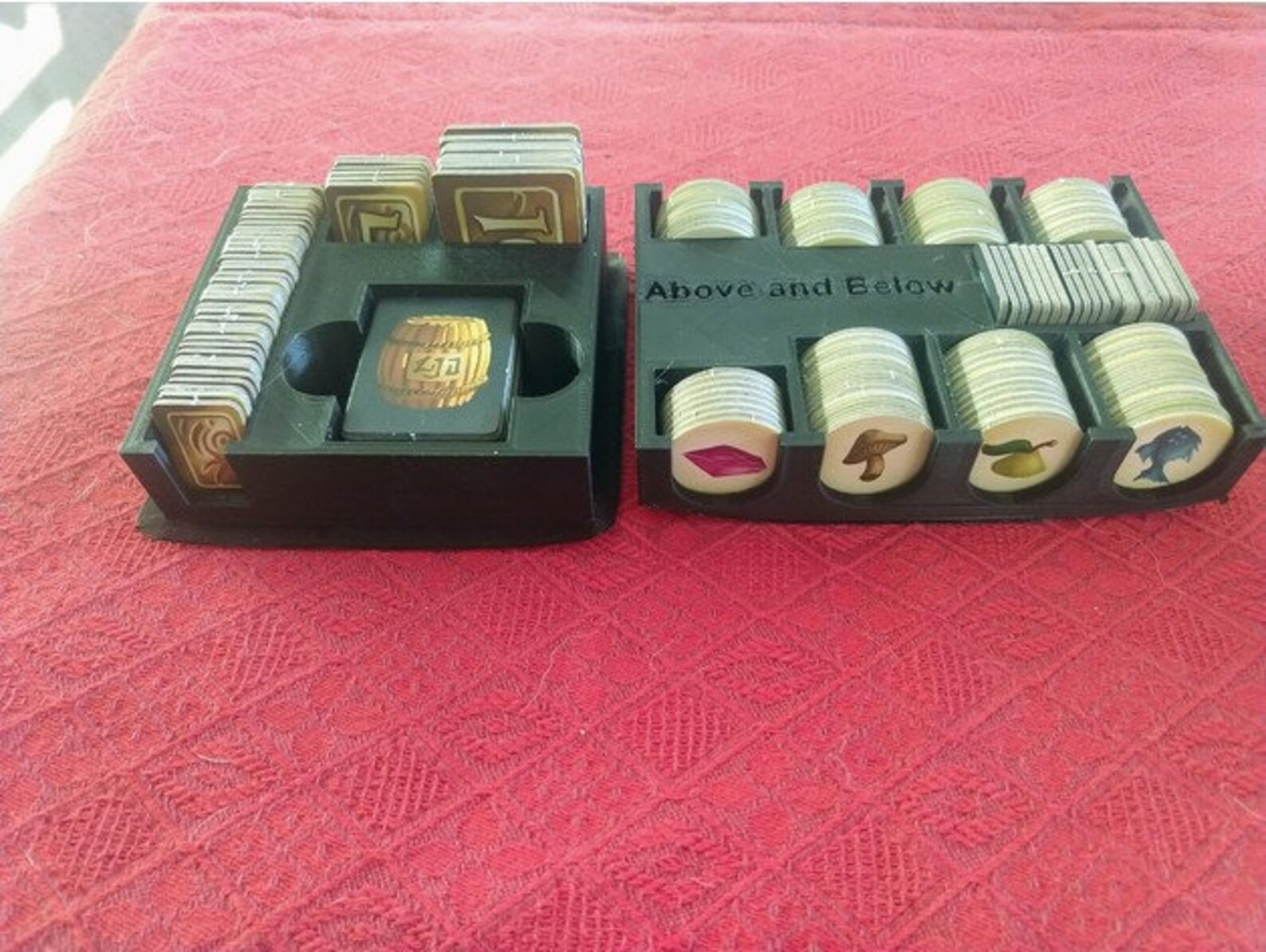 2 Above and Below Board Game Token Organizers. 13 Total Etsy