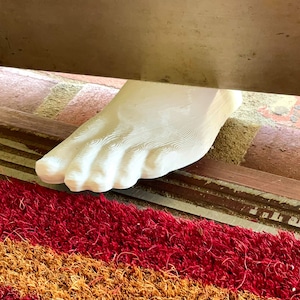 Human Foot Doorstop! Funny Kitchen/Dorm Decor. Humorous Office Decor, Men&#39;s Gift, Dad, Boy, Husband, Father&#39;s Funny Door Stop. Funny Gifts!
