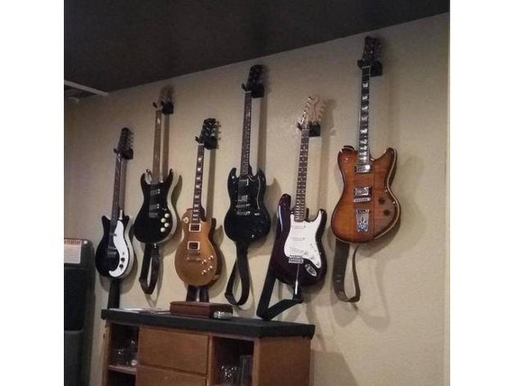 Grey Guitar Wall Mount Holder 3d-printed Hanger Cradle for Fender, Gibson,  Taylor Etc. Customizable Size 100% Perfect for Your Instrument. 